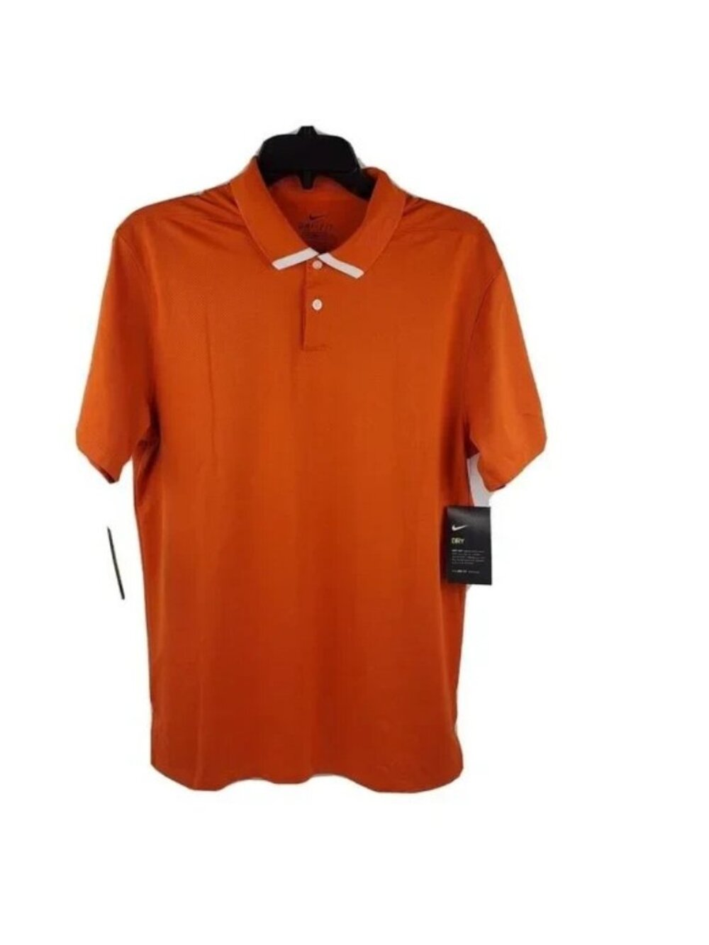 Nike Polo Mens Small Dri-Fit Vapor Solid Golf Polo Orange CI7900-847 NWT